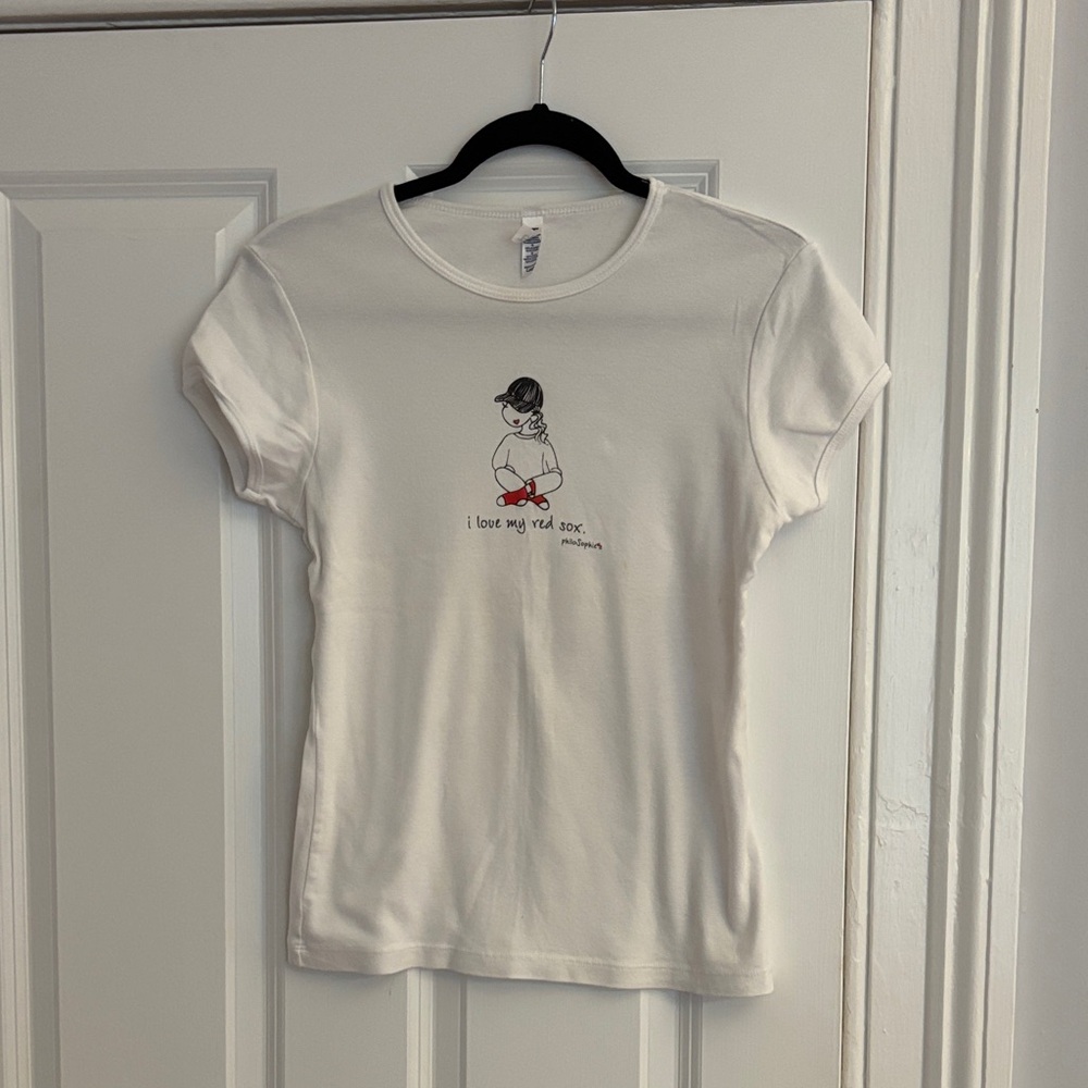 Red Sox - White Graphic T-Shirt